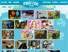 Tablet Screenshot of friv100play.com